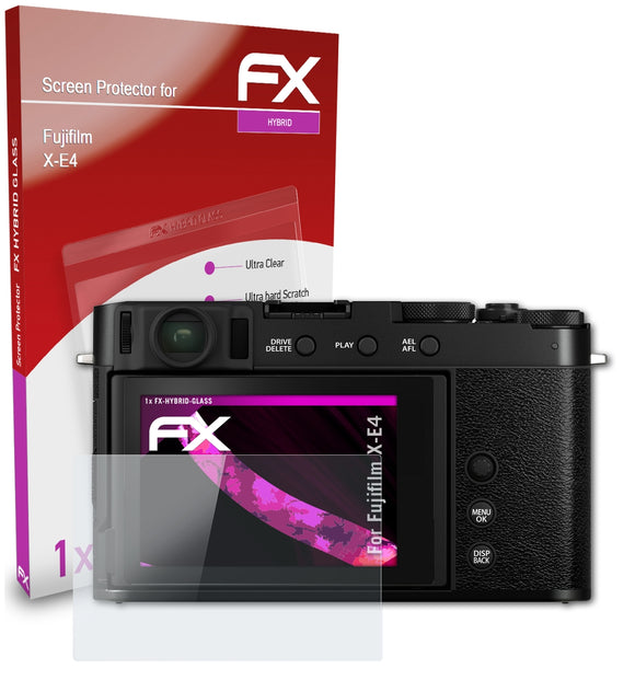 atFoliX FX-Hybrid-Glass Panzerglasfolie für Fujifilm X-E4