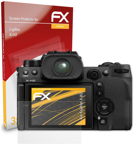 atFoliX FX-Antireflex Displayschutzfolie für Fujifilm X-H2
