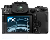 Schutzfolie atFoliX kompatibel mit Fujifilm X-H2, ultraklare FX (3X)