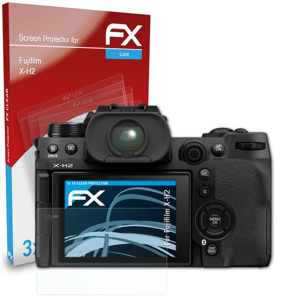 atFoliX FX-Clear Schutzfolie für Fujifilm X-H2