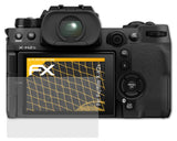 Panzerfolie atFoliX kompatibel mit Fujifilm X-H2s, entspiegelnde und stoßdämpfende FX (3X)