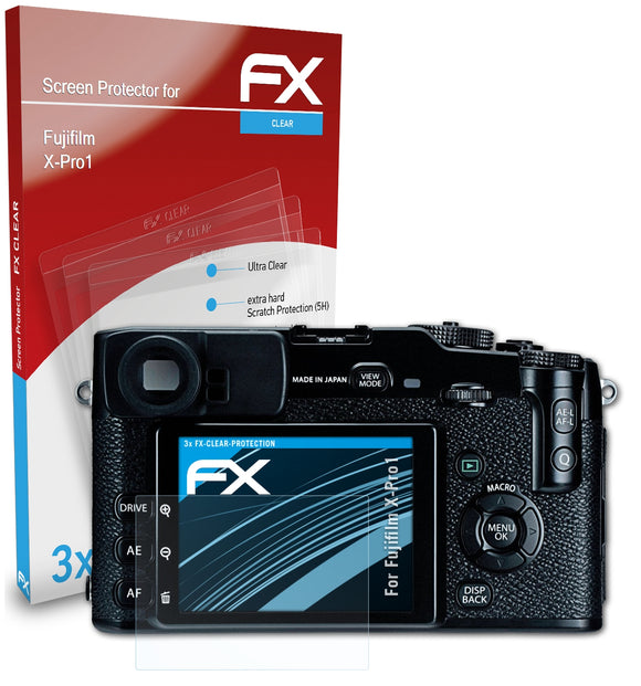 atFoliX FX-Clear Schutzfolie für Fujifilm X-Pro1