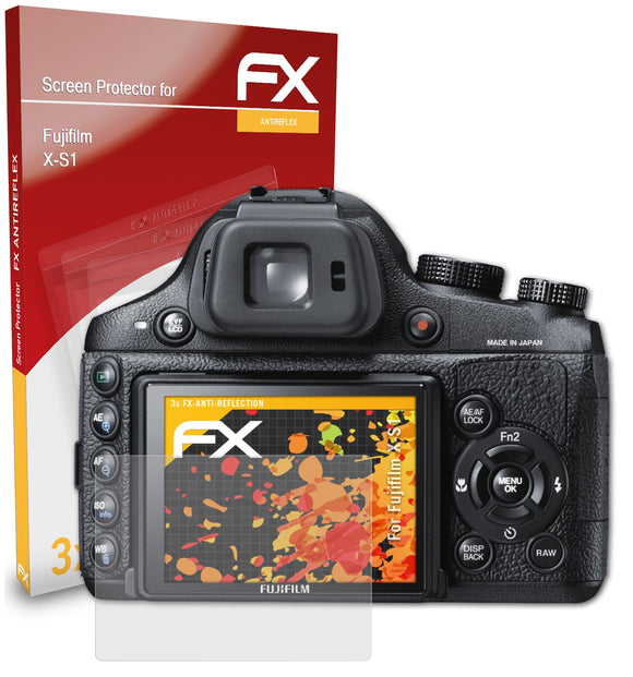 atFoliX FX-Antireflex Displayschutzfolie für Fujifilm X-S1