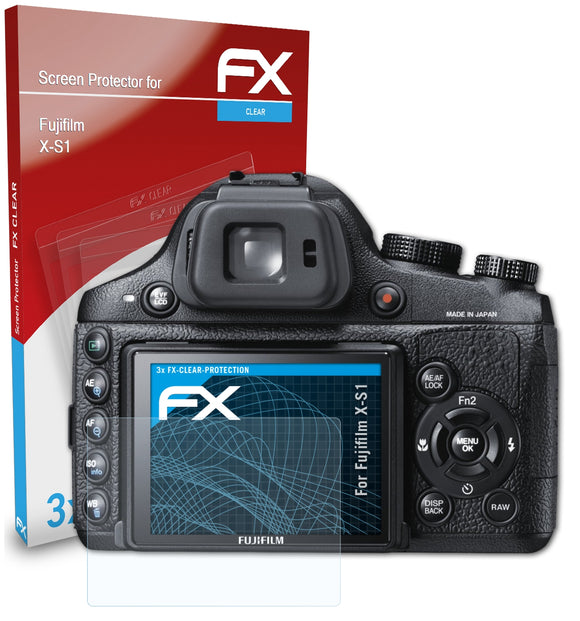 atFoliX FX-Clear Schutzfolie für Fujifilm X-S1