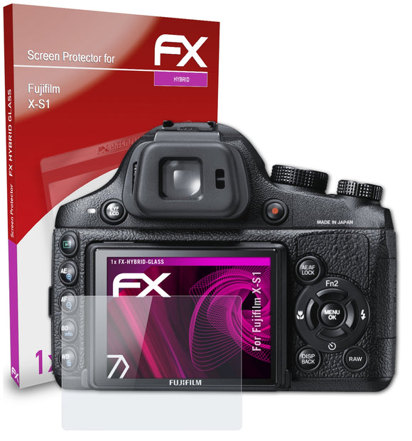 atFoliX FX-Hybrid-Glass Panzerglasfolie für Fujifilm X-S1