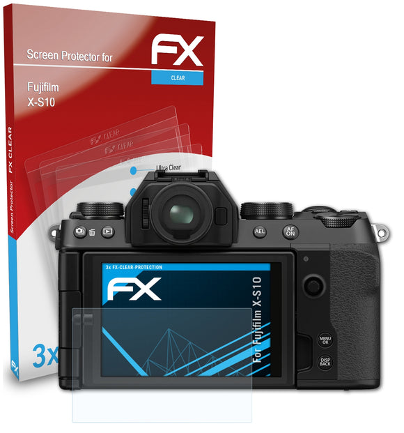 atFoliX FX-Clear Schutzfolie für Fujifilm X-S10
