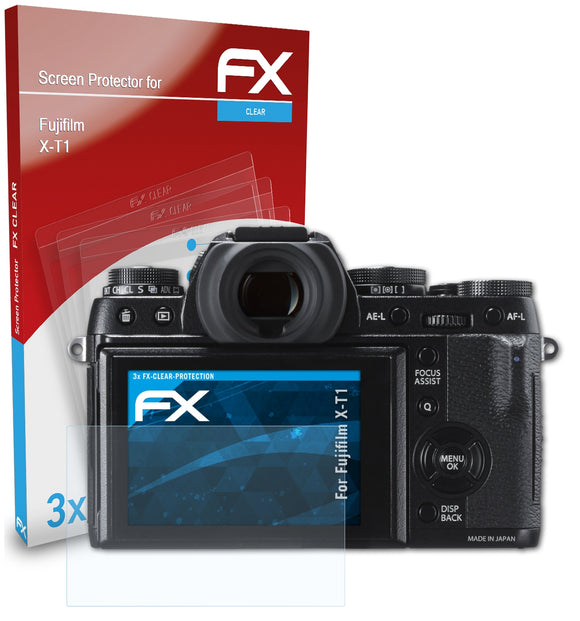 atFoliX FX-Clear Schutzfolie für Fujifilm X-T1