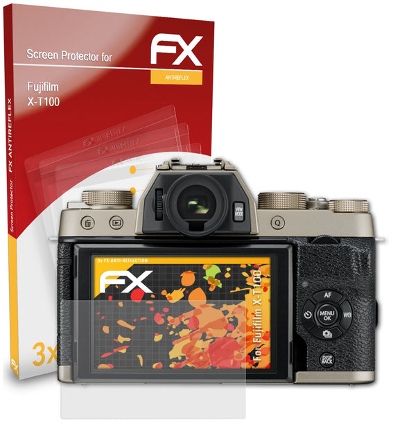 atFoliX FX-Antireflex Displayschutzfolie für Fujifilm X-T100