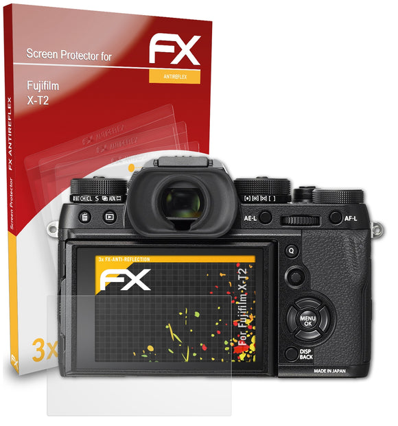 atFoliX FX-Antireflex Displayschutzfolie für Fujifilm X-T2