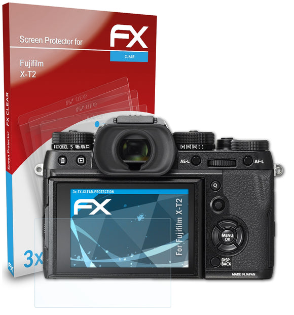 atFoliX FX-Clear Schutzfolie für Fujifilm X-T2