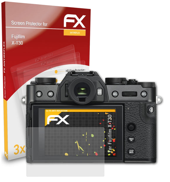 atFoliX FX-Antireflex Displayschutzfolie für Fujifilm X-T30