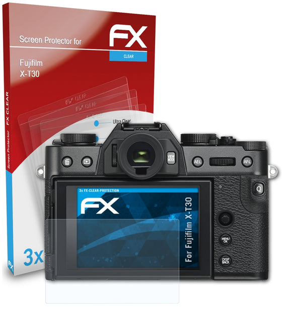 atFoliX FX-Clear Schutzfolie für Fujifilm X-T30