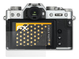 Panzerfolie atFoliX kompatibel mit Fujifilm X-T30 II, entspiegelnde und stoßdämpfende FX (3X)