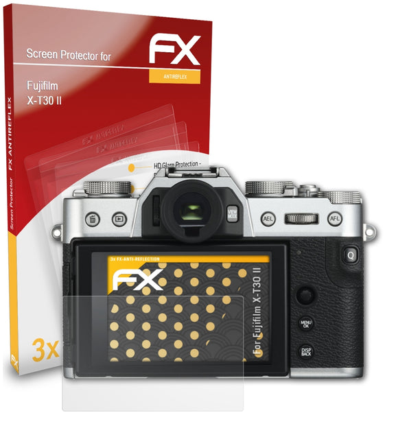 atFoliX FX-Antireflex Displayschutzfolie für Fujifilm X-T30 II