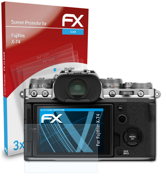 atFoliX FX-Clear Schutzfolie für Fujifilm X-T4