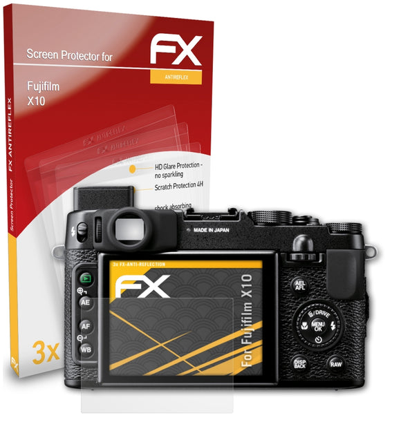 atFoliX FX-Antireflex Displayschutzfolie für Fujifilm X10