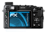 Schutzfolie atFoliX kompatibel mit Fujifilm X10, ultraklare FX (3X)