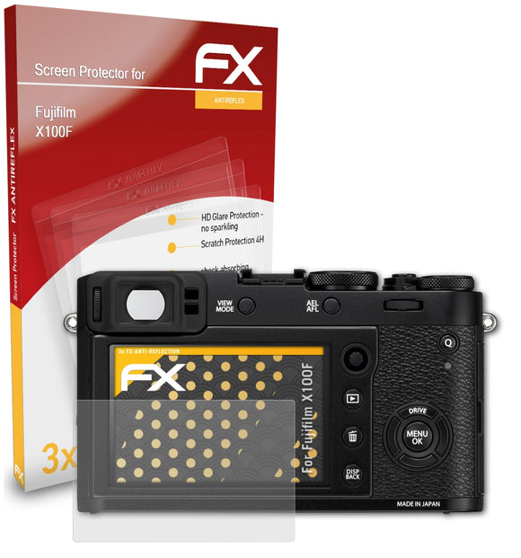 atFoliX FX-Antireflex Displayschutzfolie für Fujifilm X100F