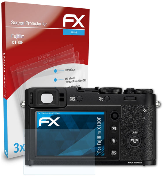 atFoliX FX-Clear Schutzfolie für Fujifilm X100F