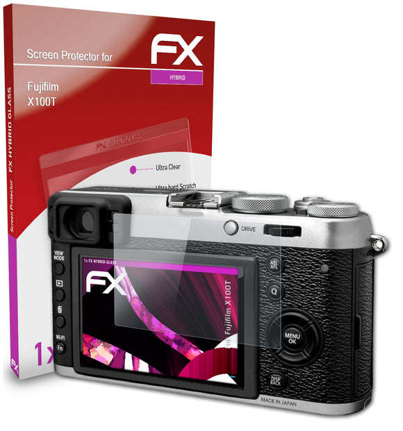 atFoliX FX-Hybrid-Glass Panzerglasfolie für Fujifilm X100T