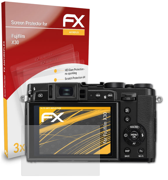 atFoliX FX-Antireflex Displayschutzfolie für Fujifilm X30