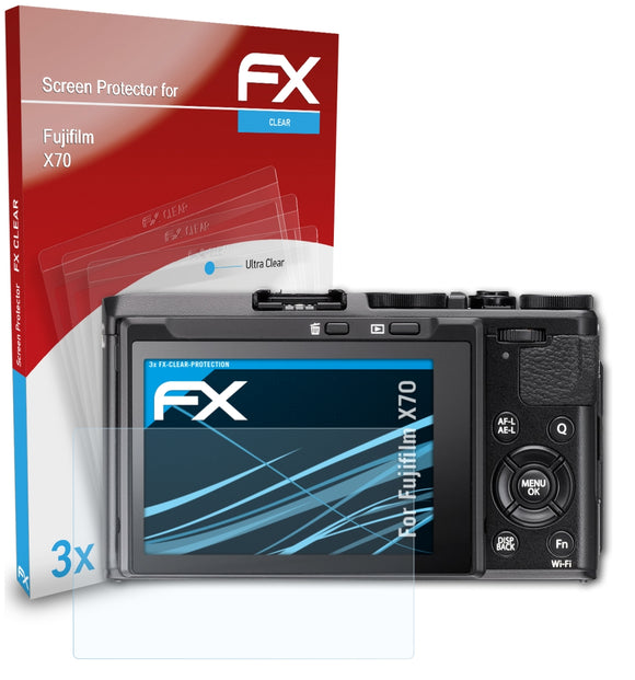 atFoliX FX-Clear Schutzfolie für Fujifilm X70