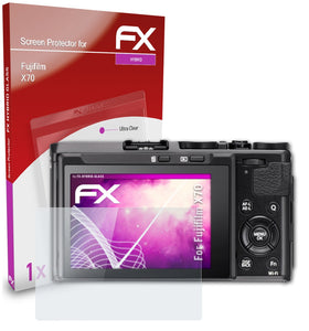 atFoliX FX-Hybrid-Glass Panzerglasfolie für Fujifilm X70