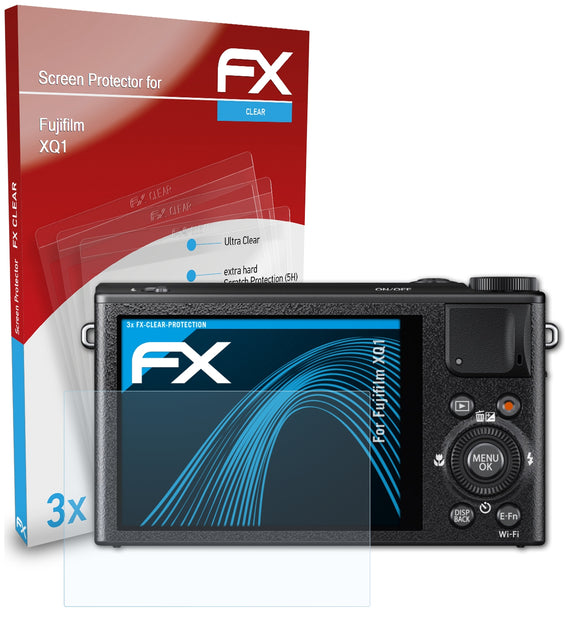 atFoliX FX-Clear Schutzfolie für Fujifilm XQ1