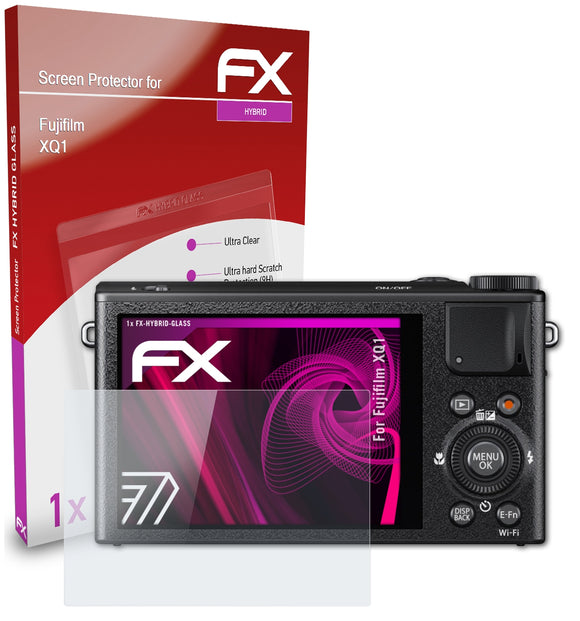 atFoliX FX-Hybrid-Glass Panzerglasfolie für Fujifilm XQ1