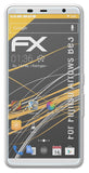 atFoliX Panzerfolie kompatibel mit Fujitsu Arrows Be3, entspiegelnde und stoßdämpfende FX Schutzfolie (3X)