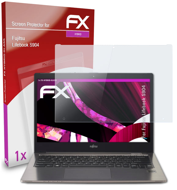 atFoliX FX-Hybrid-Glass Panzerglasfolie für Fujitsu Lifebook S904