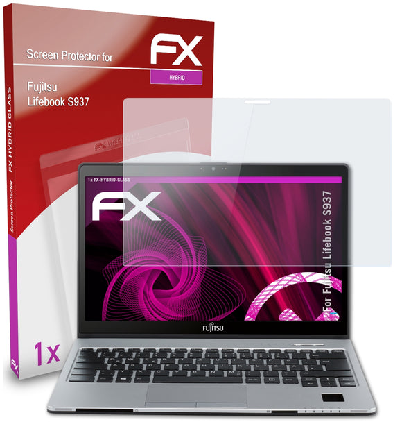 atFoliX FX-Hybrid-Glass Panzerglasfolie für Fujitsu Lifebook S937