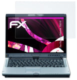 Glasfolie atFoliX kompatibel mit Fujitsu Lifebook T5010, 9H Hybrid-Glass FX