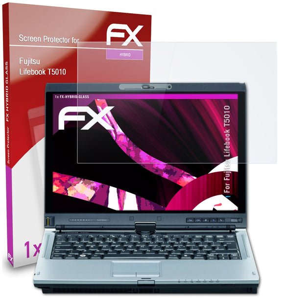 atFoliX FX-Hybrid-Glass Panzerglasfolie für Fujitsu Lifebook T5010