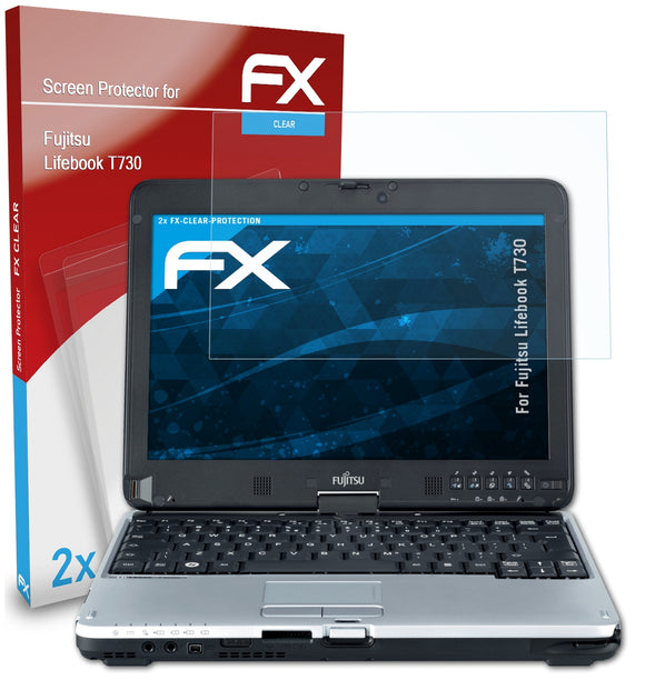 atFoliX FX-Clear Schutzfolie für Fujitsu Lifebook T730