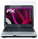 Glasfolie atFoliX kompatibel mit Fujitsu Lifebook T730, 9H Hybrid-Glass FX