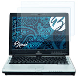Schutzfolie Bruni kompatibel mit Fujitsu Lifebook T900, glasklare (2X)