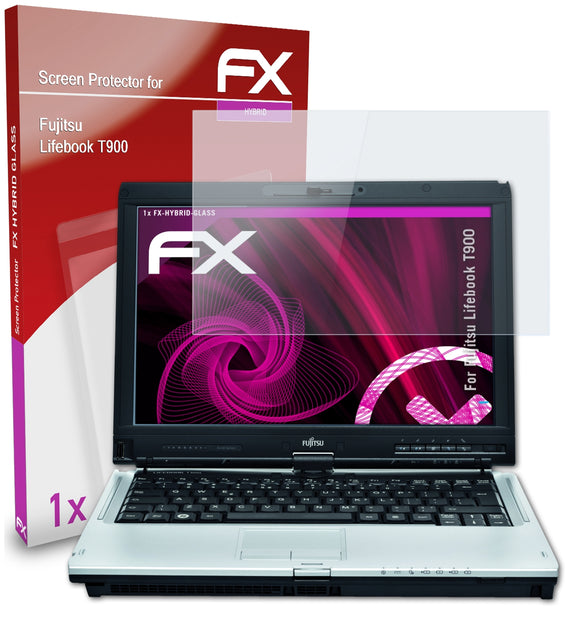 atFoliX FX-Hybrid-Glass Panzerglasfolie für Fujitsu Lifebook T900