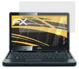 Panzerfolie atFoliX kompatibel mit Fujitsu Lifebook T901, entspiegelnde und stoßdämpfende FX (2X)