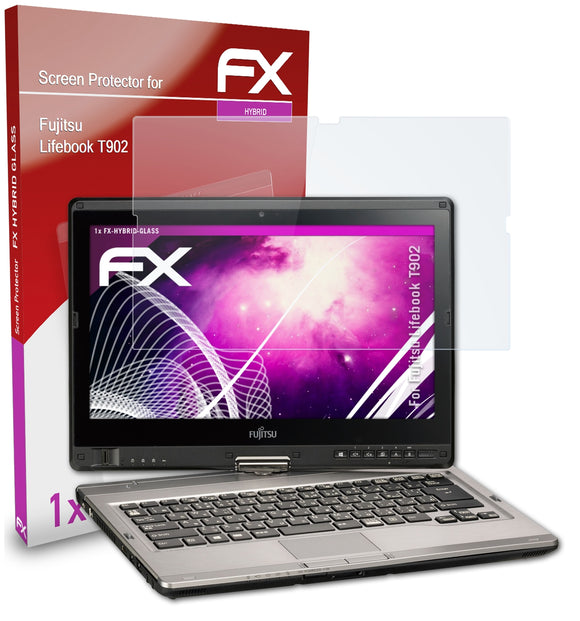atFoliX FX-Hybrid-Glass Panzerglasfolie für Fujitsu Lifebook T902
