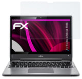 Glasfolie atFoliX kompatibel mit Fujitsu Lifebook T936, 9H Hybrid-Glass FX
