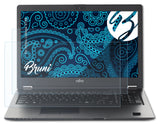 Bruni Schutzfolie kompatibel mit Fujitsu Lifebook U758, glasklare Folie (2X)