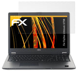 atFoliX Panzerfolie kompatibel mit Fujitsu Lifebook U758, entspiegelnde und stoßdämpfende FX Schutzfolie (2X)