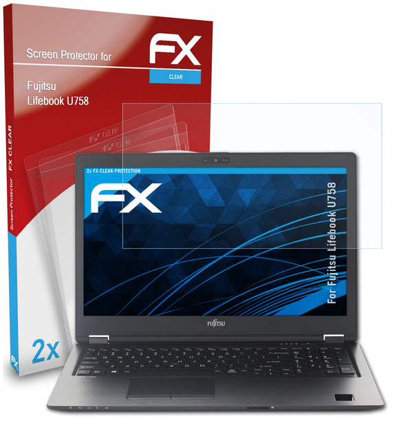 atFoliX FX-Clear Schutzfolie für Fujitsu Lifebook U758