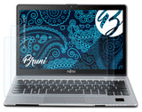 Schutzfolie Bruni kompatibel mit Fujitsu Lifebook U937, glasklare (2X)