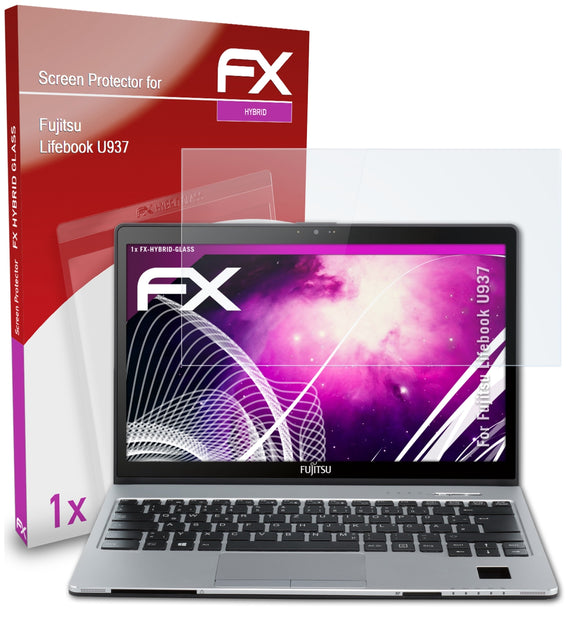 atFoliX FX-Hybrid-Glass Panzerglasfolie für Fujitsu Lifebook U937