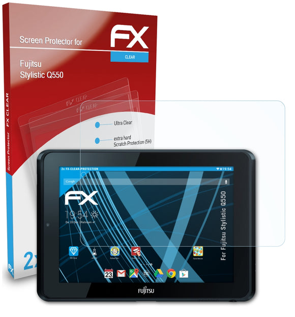 atFoliX FX-Clear Schutzfolie für Fujitsu Stylistic Q550