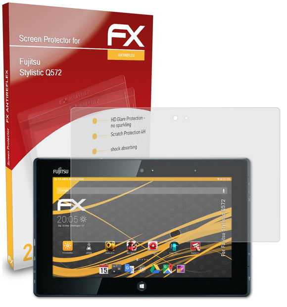 atFoliX FX-Antireflex Displayschutzfolie für Fujitsu Stylistic Q572