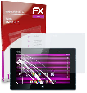 atFoliX FX-Hybrid-Glass Panzerglasfolie für Fujitsu Stylistic Q572