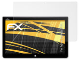 Panzerfolie atFoliX kompatibel mit Fujitsu Stylistic Q704, entspiegelnde und stoßdämpfende FX (2X)